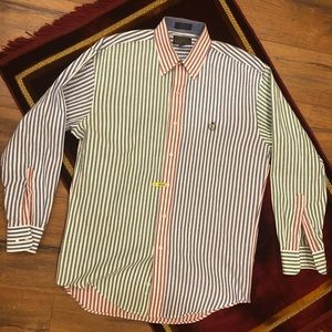 Ralph Lauren Vintage Style Multicolor Button-Up